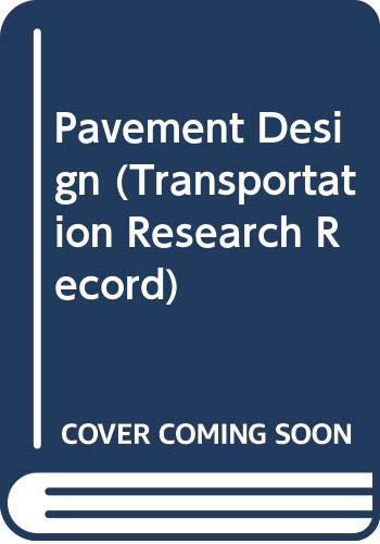 Stock image for Pavement Design, Transportation Research Record 1207. for sale by Reader's Corner, Inc.