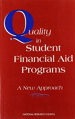 Imagen de archivo de Quality in Student Financial Aid Programs a la venta por Books Puddle