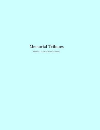 Memorial Tributes: Volume 7 (9780309051460) by National Academy Of Engineering