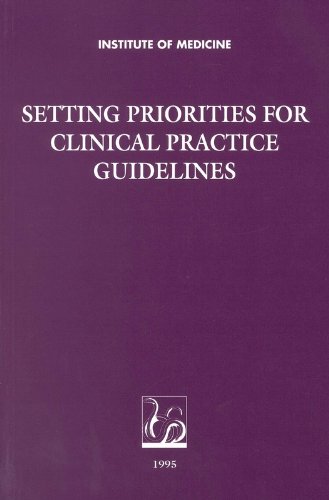Imagen de archivo de Setting Priorities for Clinical Practice Guidelines (And Policy) a la venta por HPB-Red