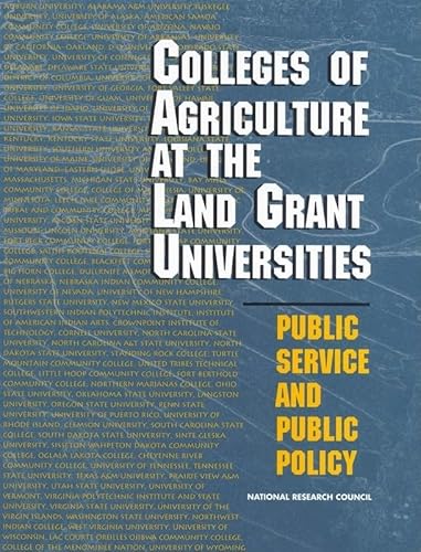 Stock image for Colleges of Agriculture at the Land Grant Universities: Public Service and Public Policy for sale by HPB-Red