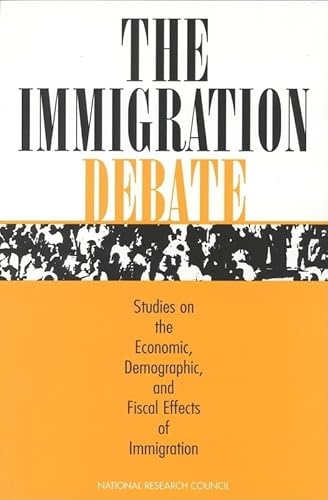 Beispielbild fr The Immigration Debate: Studies on the Economic, Demographic, and Fiscal Effects of Immigration (St. in Social and Political Theory; 19) zum Verkauf von WorldofBooks