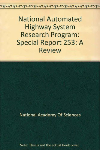 National Automated Highway System Research Program Review (9780309064521) by Unknown Author