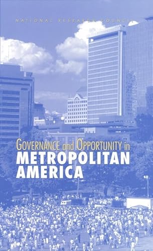 Beispielbild fr Governance and Opportunity in Metropolitan America zum Verkauf von HPB-Red