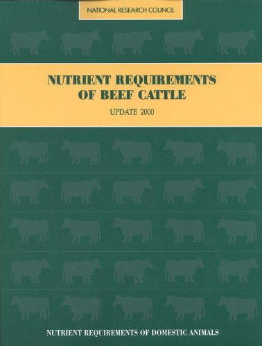 Stock image for Nutrient Requirements of Beef Cattle: Seventh Revised Edition: Update 2000 (Nutrient Requirements of Domestic Animals: A) for sale by HPB-Red