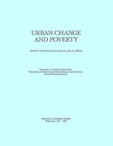 Beispielbild fr Urban Change and Poverty zum Verkauf von Emerald Green Media