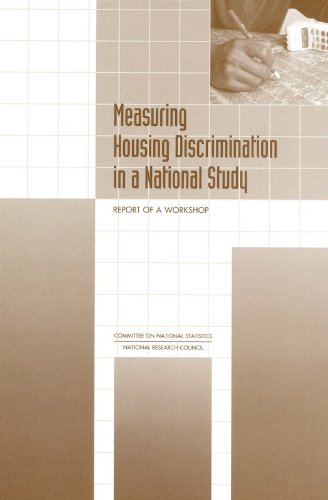 Imagen de archivo de Measuring Housing Discrimination in a National Study : Report of a Workshop a la venta por Better World Books