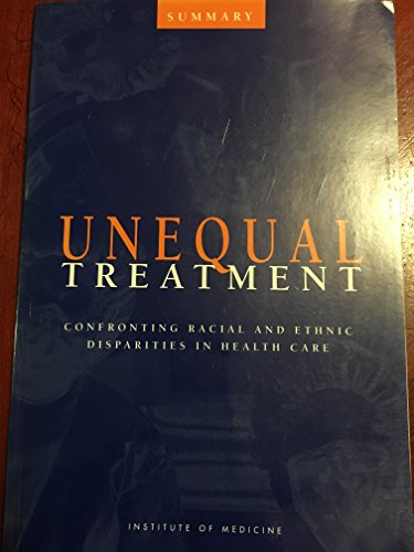 Stock image for Unequal Treatment (Summary) for sale by Better World Books