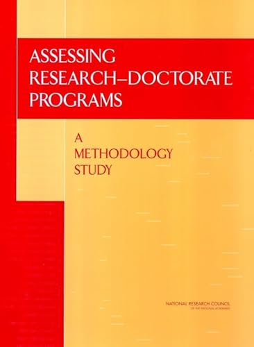 Stock image for Assessing Research-Doctorate Programs: A Methodology Study for sale by Wonder Book
