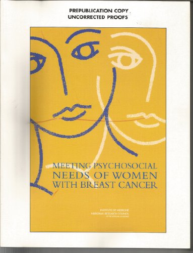 Stock image for Meeting Psychosocial Needs of Women with Breast Cancer for sale by Better World Books