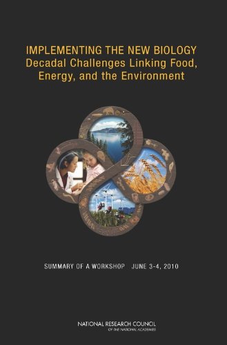 Beispielbild fr Implementing the New Biology: Decadal Challenges Linking Food, Energy, and the Environment: Summary of a Workshop, June 3-4, 2010 zum Verkauf von Wonder Book