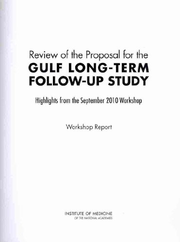 Review of the Proposal for the Gulf Long-Term Follow-Up Study: Highlights from the September 2010 Workshop: Workshop Report (Oil Spill Prevention and Response and Deepwater Horizon) (9780309162449) by Institute Of Medicine; Board On Population Health And Public Health Practice; Committee To Review The Federal Response To The Health Effects...