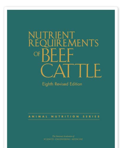 Beispielbild fr Nutrient Requirements of Beef Cattle: Eighth Revised Edition zum Verkauf von Books From California