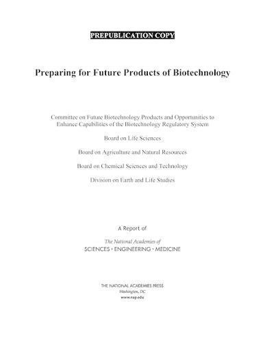 Beispielbild fr Preparing for Future Products of Biotechnology zum Verkauf von Books From California