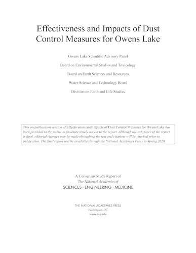 Stock image for Effectiveness and Impacts of Dust Control Measures for Owens Lake for sale by Books From California