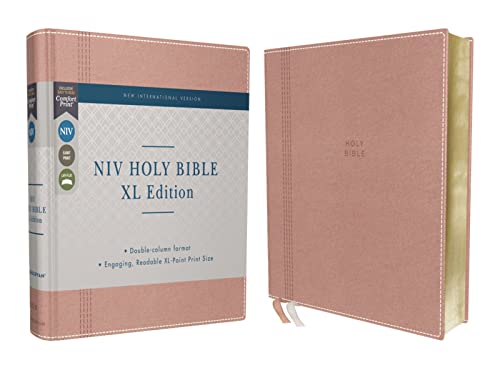 

NIV, Holy Bible, XL Edition, Leathersoft, Pink, Comfort Print