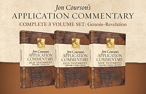 Beispielbild fr Jon Coursons Application Commentary, Complete 3-Volume Set Genesis - Revelation zum Verkauf von Lakeside Books