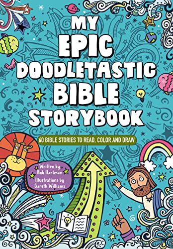9780310142218: My Epic, Doodletastic Bible Storybook: 60 Bible Stories to Read, Color, and Draw