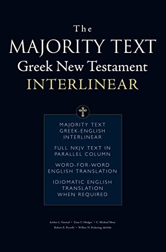 Stock image for The Majority Text Greek New Testament Interlinear for sale by Lakeside Books