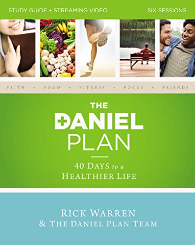 Stock image for The Daniel Plan Study Guide plus Streaming Video: 40 Days to a Healthier Life for sale by GF Books, Inc.