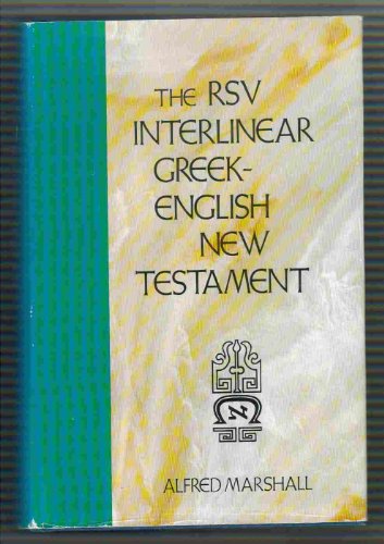 Stock image for The RSV Interlinear Greek-English New Testament for sale by Book Trader Cafe, LLC