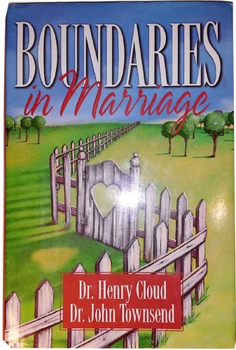 Beispielbild fr Boundaries in Marriage zum Verkauf von Wonder Book