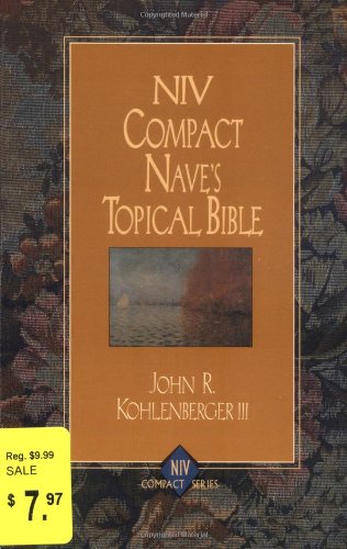 Imagen de archivo de NIV Compact Nave's Topical Bible a la venta por Wonder Book