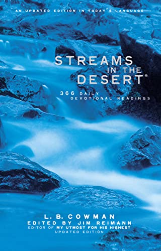 Imagen de archivo de Streams in the Desert: 366 Daily Devotional Readings a la venta por HPB-Movies