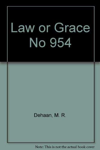 Beispielbild fr Law or Grace zum Verkauf von Wonder Book