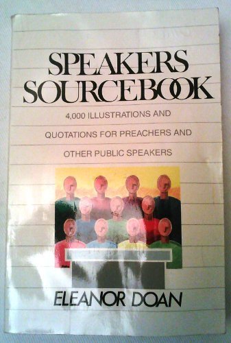 Stock image for Speakers Sourcebook for sale by ThriftBooks-Dallas