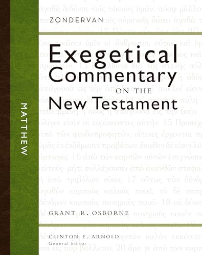 Stock image for Matthew (1) (Zondervan Exegetical Commentary on the New Testament) for sale by BooksRun