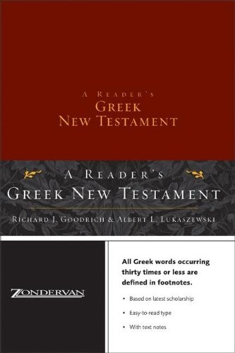 9780310248880: A Reader's Greek New Testament