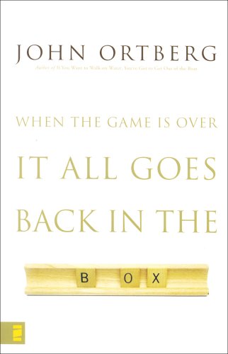 9780310253198: When the Game Is Over, It All Goes Back in the Box