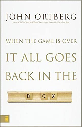 9780310253501: When the Game Is Over, It All Goes Back in the Box