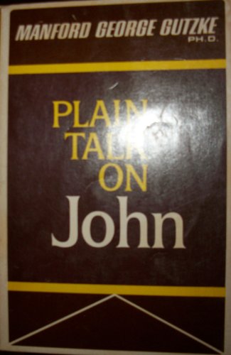 Imagen de archivo de Plain Talk on John a la venta por Wonder Book