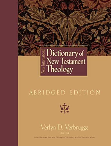 9780310256205: New International Dictionary of New Testament Theology: Abridged Edition