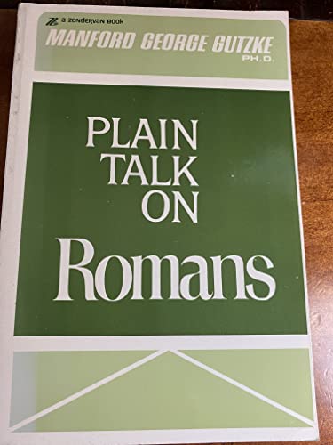 Beispielbild fr Plain Talk on Romans zum Verkauf von Gulf Coast Books