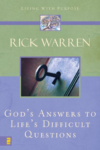 9780310285762: God's Answers to Life's Difficult Questions (Living with Purpose)