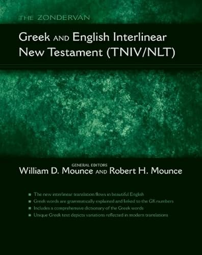 Imagen de archivo de The Zondervan Greek and English Interlinear: New Testament (TNIV/NLT) a la venta por Red's Corner LLC