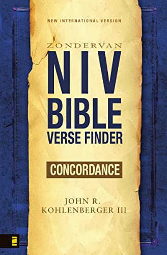 9780310292050: NIV Bible Verse Finder Concordance