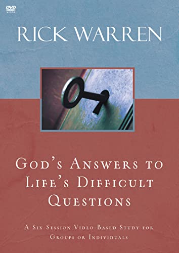 Stock image for Gods Answers to Lifes Difficult Questions Video Study for sale by Goodwill Books