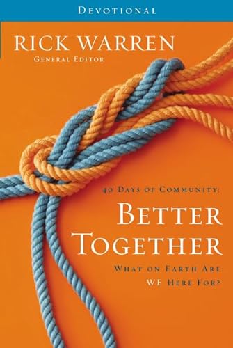 Stock image for Better Together Devotional: What On Earth Are We Here For? (Living with Purpose) Zondervan for sale by Ocean Books