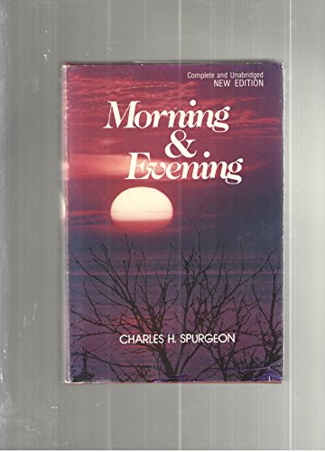 Stock image for Morning and Evening for sale by Better World Books