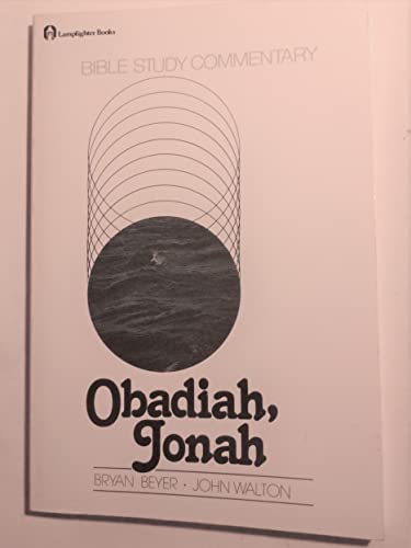 Obadiah, Jonah (9780310363118) by Beyer, Bryan; Walton, John