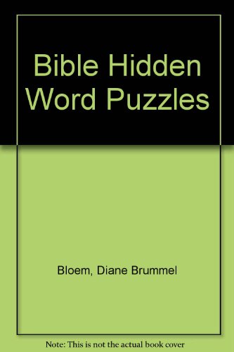 Beispielbild fr Bible Hidden Word Puzzles zum Verkauf von AwesomeBooks