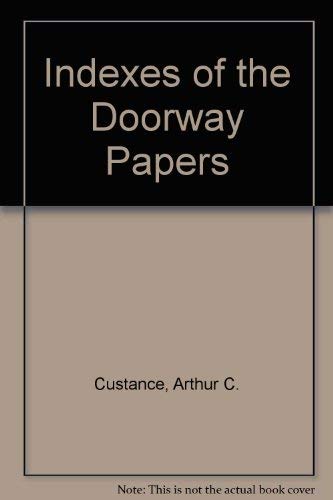 Beispielbild fr Indexes of the Doorway Papers zum Verkauf von RPTS Library Book Store