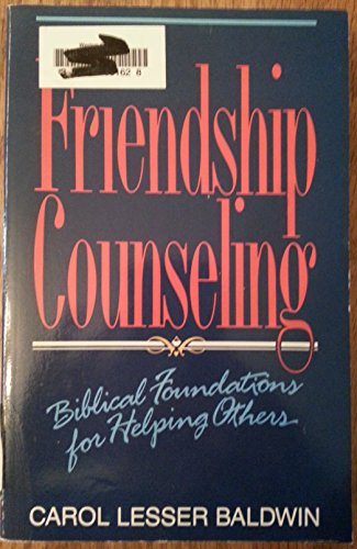 Beispielbild fr Friendship Counseling : Biblical Foundations for Helping Others zum Verkauf von Better World Books