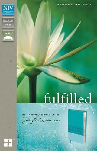 9780310407836: NIV, Fulfilled Devotional Bible for the Single Woman, Leathersoft, Turquoise: The NIV Devotional Bible for the Single Woman