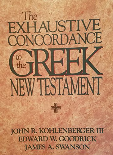 Beispielbild fr The Exhaustive Concordance to the Greek New Testament zum Verkauf von Better World Books