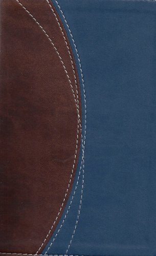 Imagen de archivo de Holy Bible: NIV (New International Version) Compact Thinline Bible  " Duo-tone Brown and Blue a la venta por HPB Inc.
